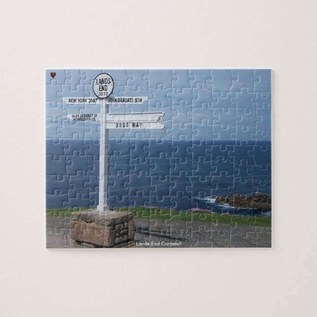 Landets ände Cornwall Pussel (Horisontell)