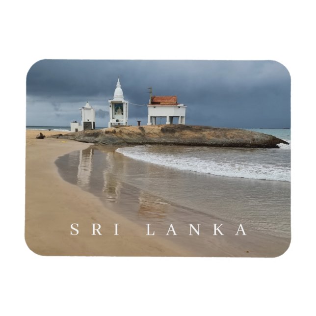 Landets buddhistiska templvykylmagnet magnet (Horisontell)