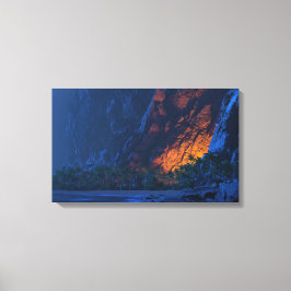 Landets slut (natt) canvastryck