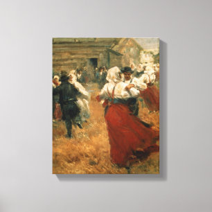 Landfestival, 1890s canvastryck