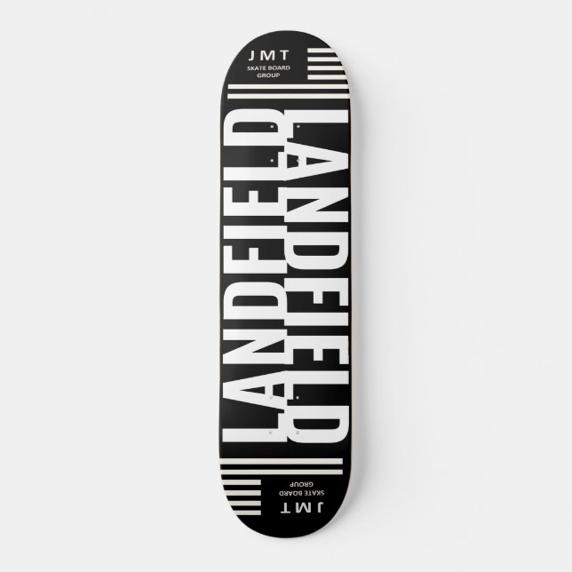 LANDFIELD. Skateboard (Framsida)