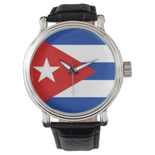 landflagga cuba armbandsur