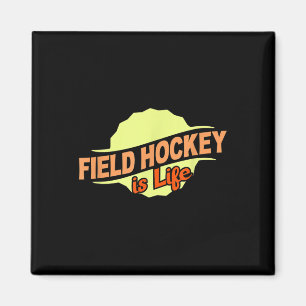 Landhockey är livet Cool Sports Lover Athlete Com Magnet