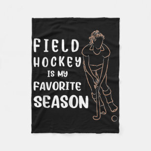 Landhockey är min favorit säsong inomhus h fleecefilt