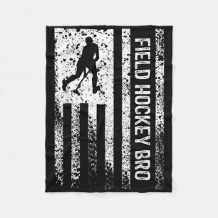 Landhockey Bro Bror Distressed Vintage Amerika Fleecefilt