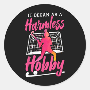 Landhockey Det började som en harmlös hobby_1 Runt Klistermärke