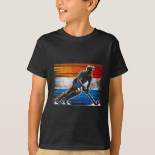 Landhockey herrar Nederländerna Nederländsk flagga T Shirt
