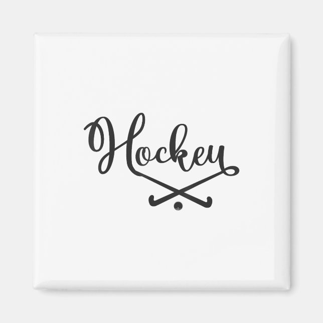 Landhockey Hockey _9 Magnet (Framsidan)
