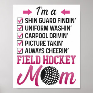 Landhockey Jag är ett landhockeysökande landhockey Poster