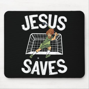 Landhockey Jesus Tro Kristen Jesus Räddar _1 Musmatta