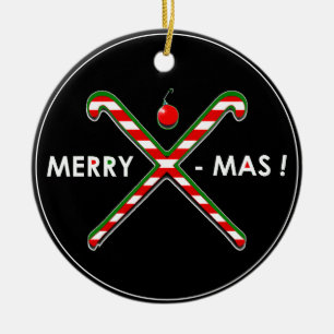 Landhockey jul julgransprydnad keramik