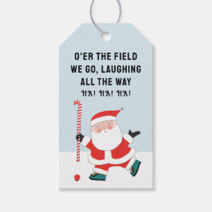 Landhockey julklapps etiketter