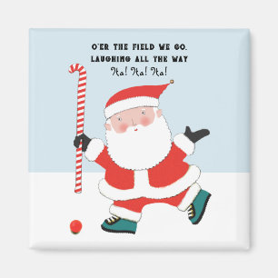 Landhockey julstrumpa fyllnad magnet
