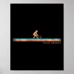 Landhockey Retro Vintage Landhockey Poster