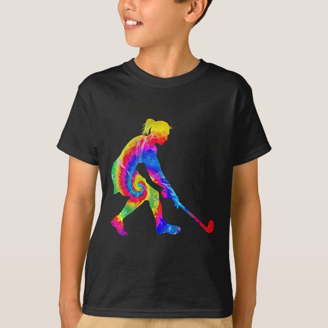 Landhockey Tie Dye _1  T Shirt (Framsida)