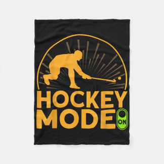 Landhockey Vintage Hockey-läge På Fleecefilt