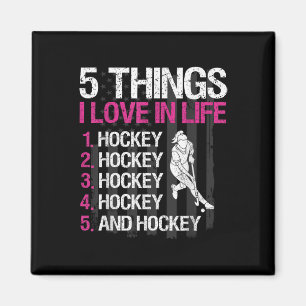 Landhockeyflicka 5 saker jag älskar i livet magnet