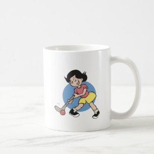 Landhockeyflickaspelare Kaffemugg