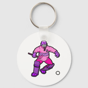 Landhockeygoalie Nyckelring