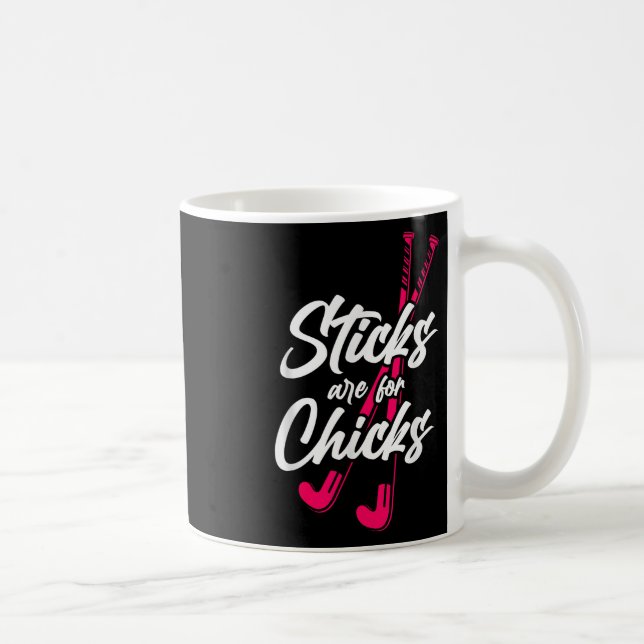 Landhockeyklubbor är för tjejer _3  kaffemugg (Höger)