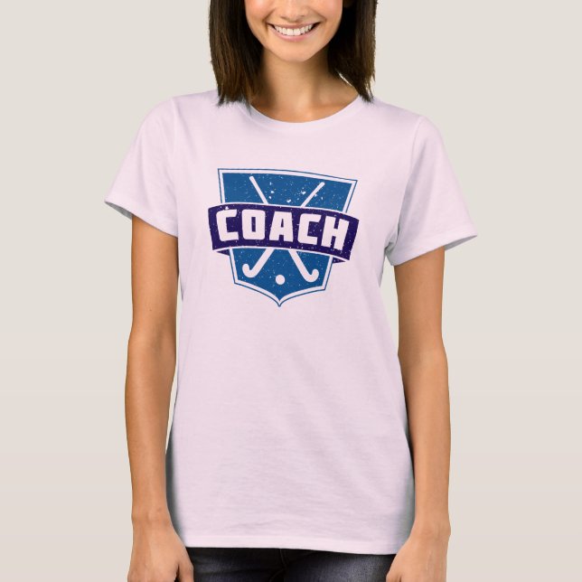 Landhockeylagledaredesign T Shirt (Framsida)