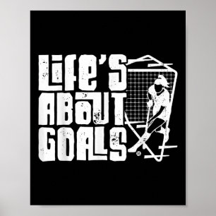 Landhockeylivet handlar om mål (och Ists) Poster
