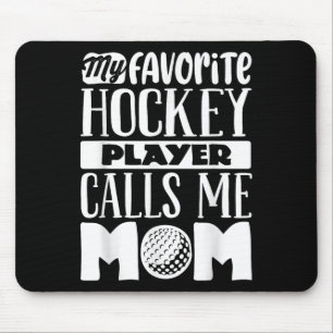 Landhockeymamma T-shirt Kvinnor Landhockeyälskare Musmatta