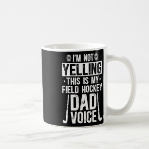 Landhockeypappa Röst Pappa till en landhockeyspela Kaffemugg