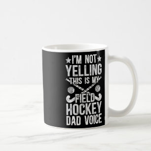 Landhockeypappa Röst Pappa till en landhockeyspela Kaffemugg