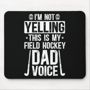 Landhockeypappa Röst Pappa till en landhockeyspela Musmatta