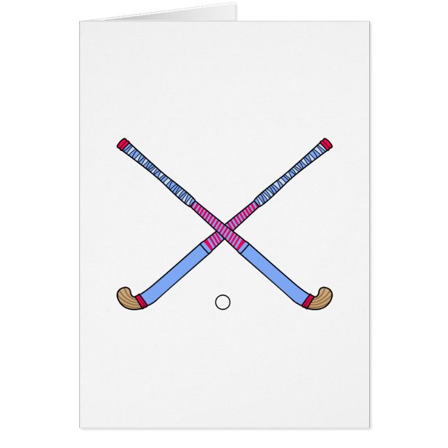 Landhockeypinnar Hälsningskort (Framsidan)