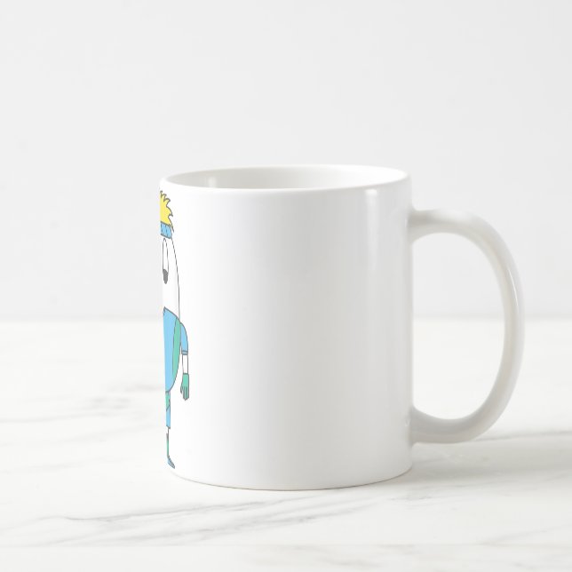 Landhockeyspelare Ägg Kaffemugg (Höger)