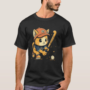 Landhockeyspelare Katt på landhockey T Shirt