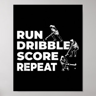 Landhockeyspelartekniker poster