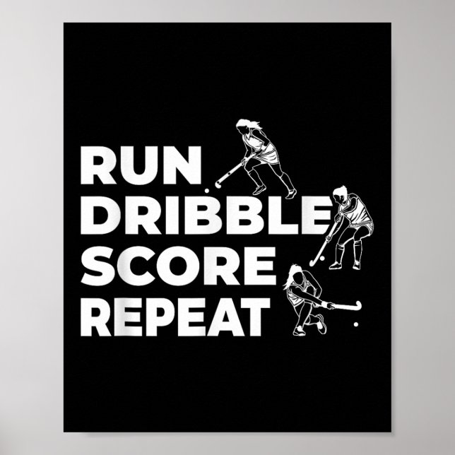 Landhockeyspelartekniker  poster (Framsidan)