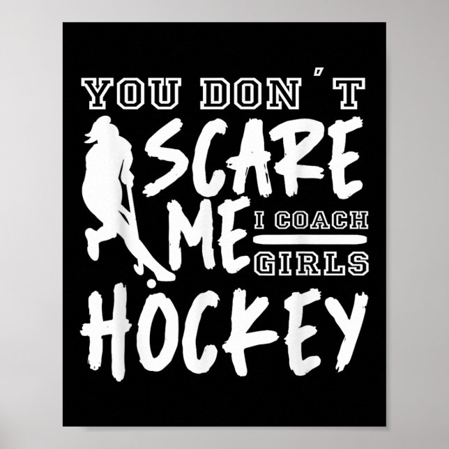 Landhockeytränare flickor  poster (Framsidan)