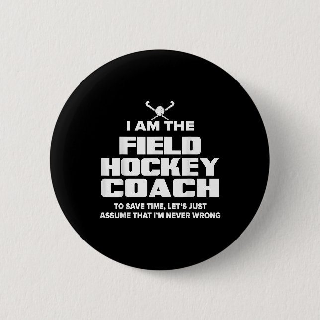 Landhockeytränare Roligt Present - Ume Jag är aldr Knapp (Framsida)