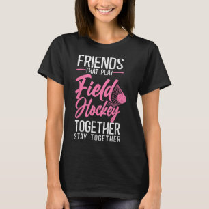 Landhockeyvänner Bästa vänner Kompis En vänner Som T Shirt