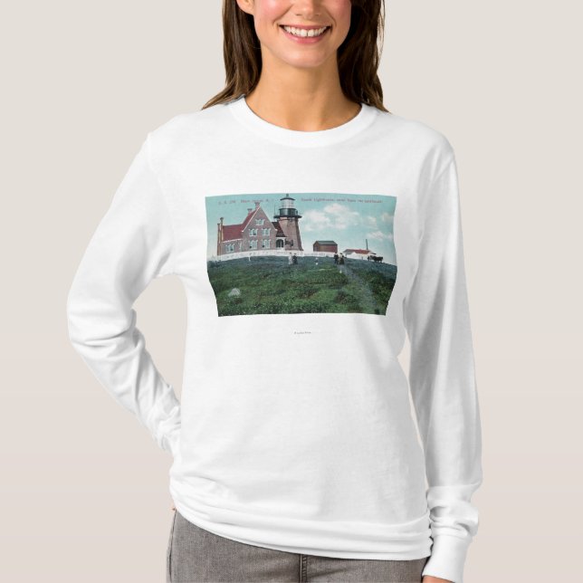 Landhouse beskådar av den södra fyren tee shirt (Framsida)