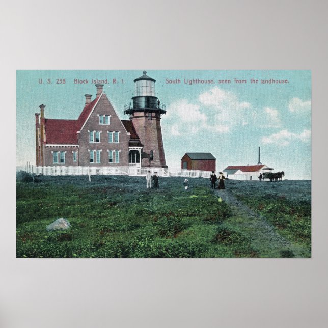 Landhouse View of the South Lighthouse Poster (Framsidan)