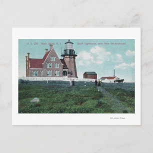 Landhouse View of the South Lighthouse Vykort