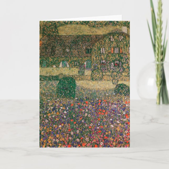 Landhus vid Atterseen, c.1914 Kort (Framsida)