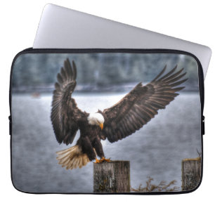 Landing Örn Wildlife Photo Art Laptop Fodral