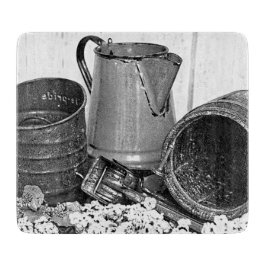 Landkök i svartvitt