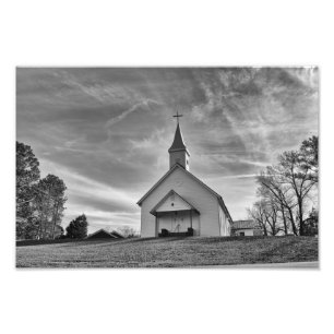 Landkyrka Fototryck