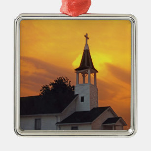 Landkyrka Julgransprydnad Metall