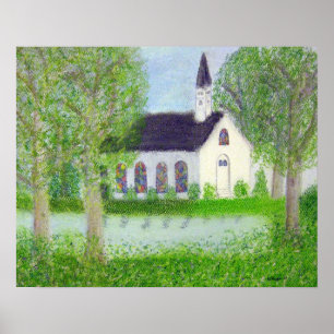 Landkyrka Poster
