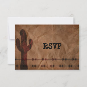 Landlig Bröllopsmottagning RSVP Inbjudningar