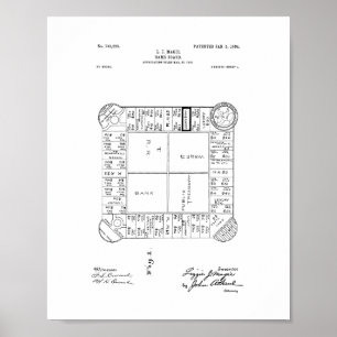 Landlord's Game Patent Poster