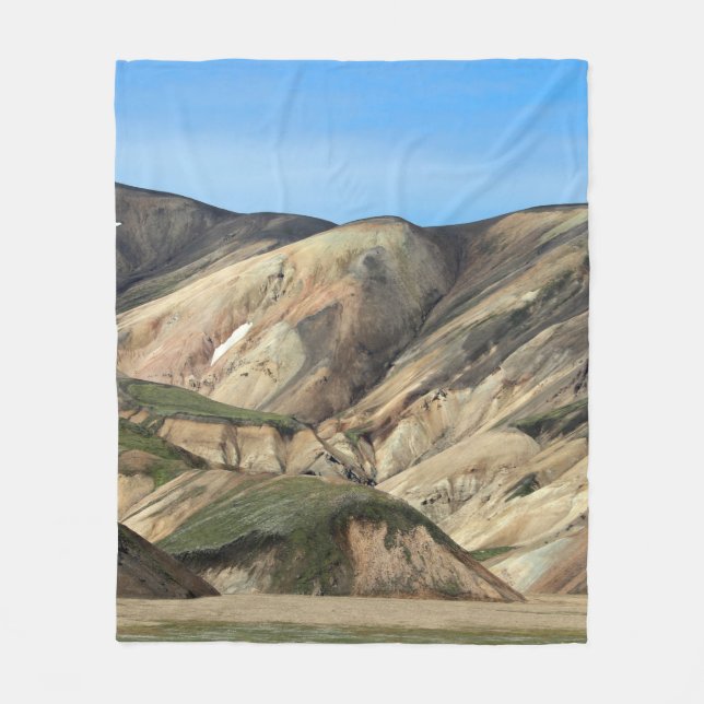 LANDMANNALAUGAR I ISLAND FLEECEFILT (Framsidan)